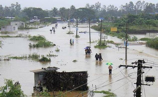 आसाममा आएको बाढीबाट ७६ को मृत्यु, ५४ लाख प्रभावित